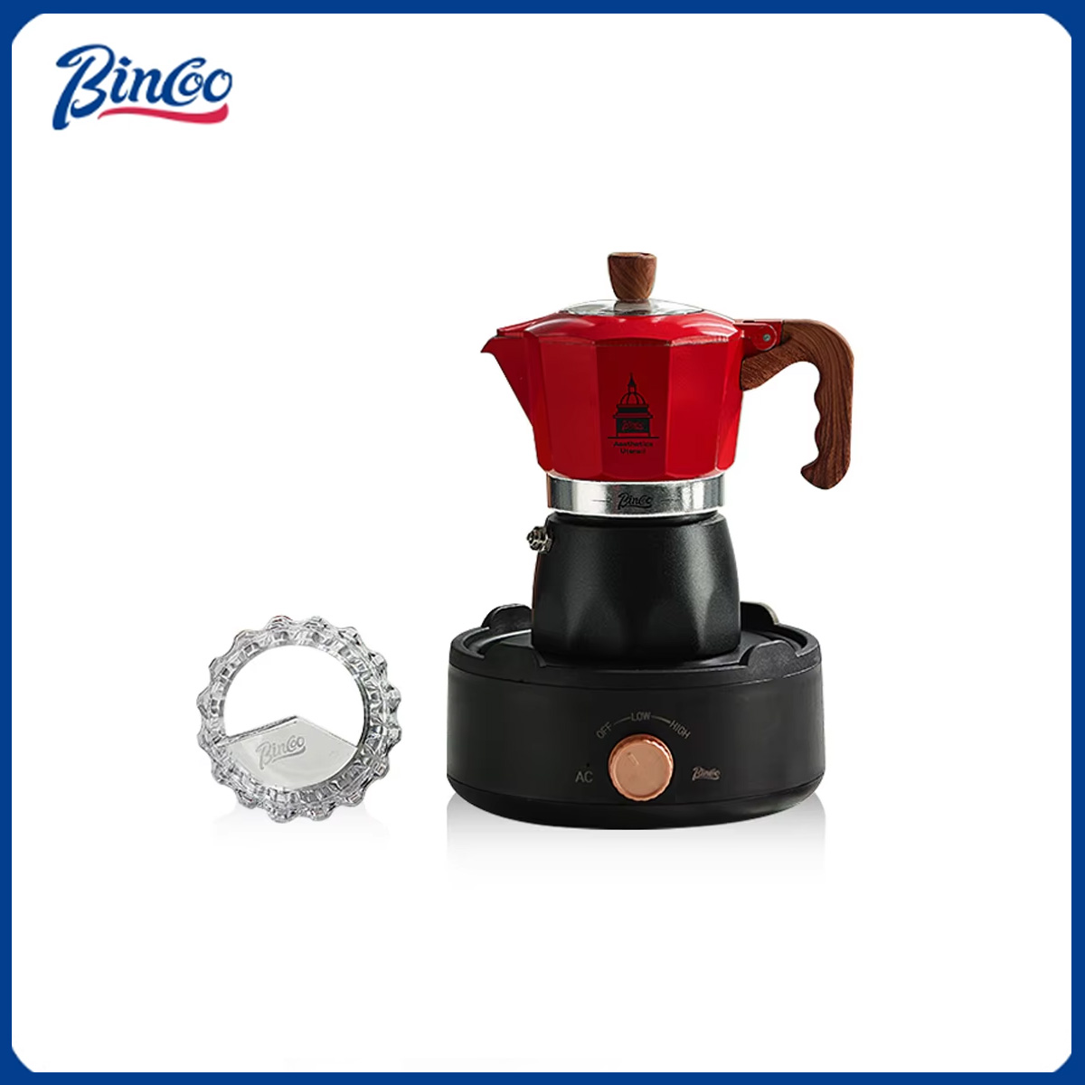 Coffee Tea Chocolate - Bincoo Double Valve café Moka Pot