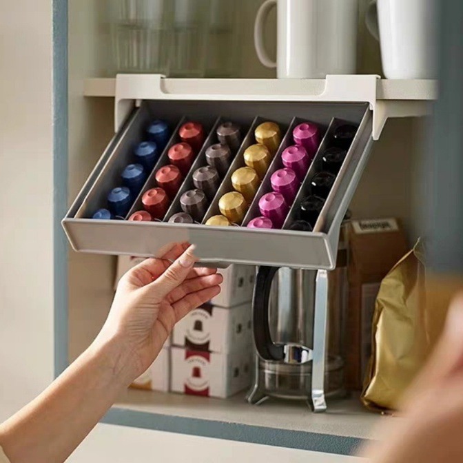 Coffee Tea Box - Support pour capsules de café, boîte