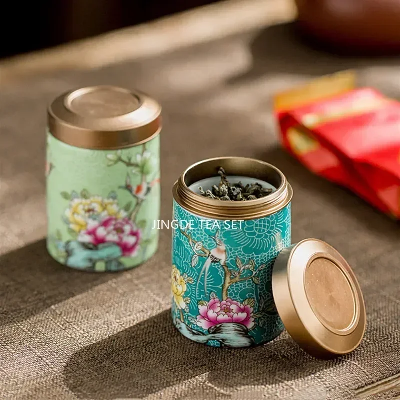 Coffee Tea Jar Set - Boîtes à Thé en Céramique Scellées,