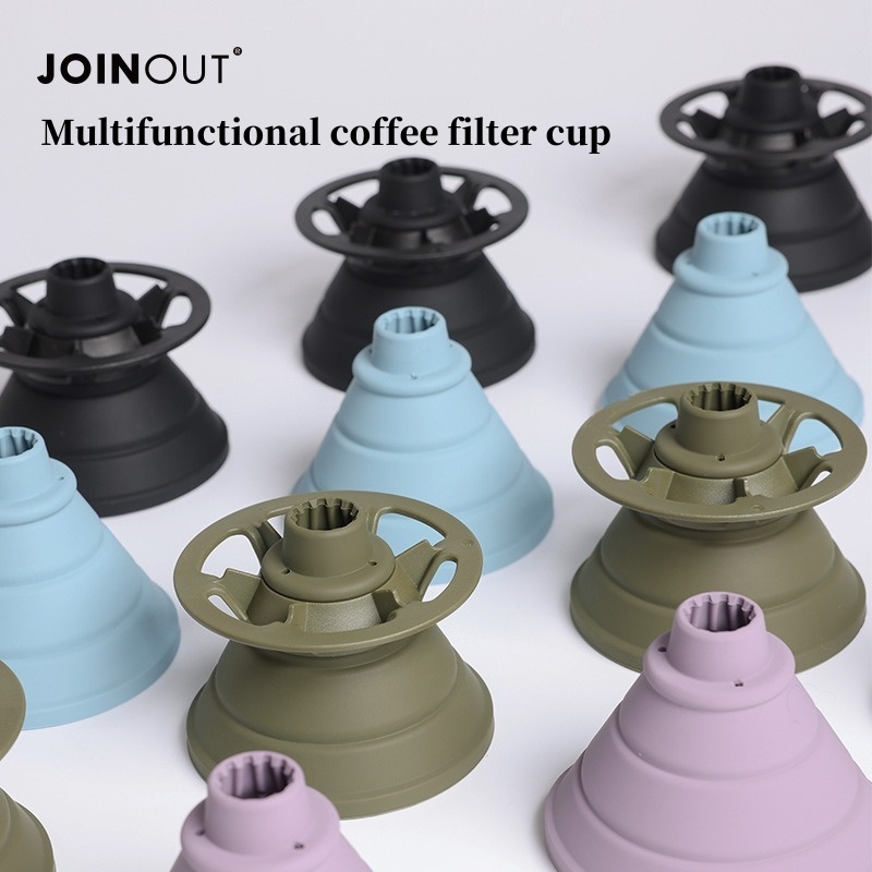 Tea Coffee Pot Set - Filtre à café pliable Portable en