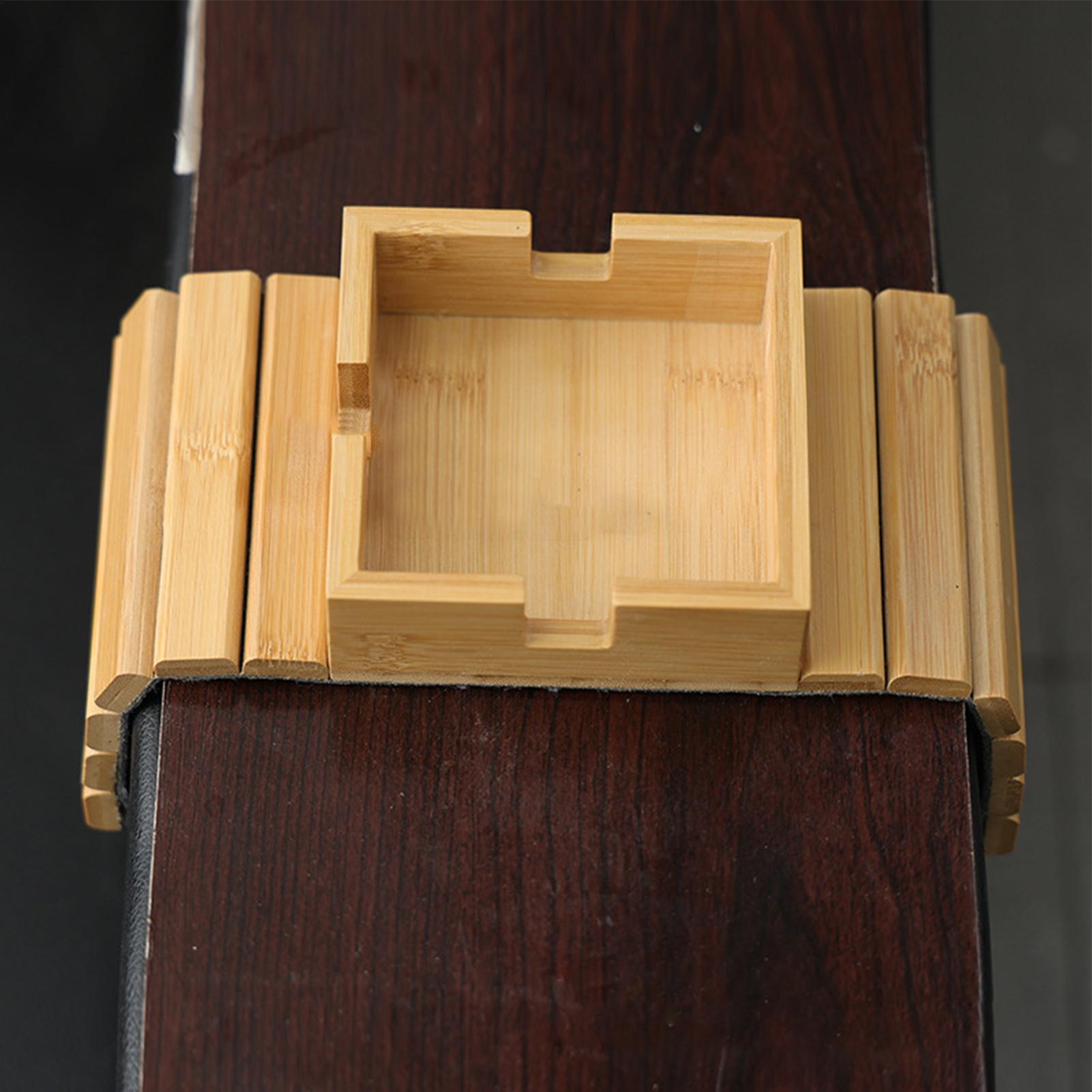 Bamboo Tea Tray - Support de tasse pour canapé en