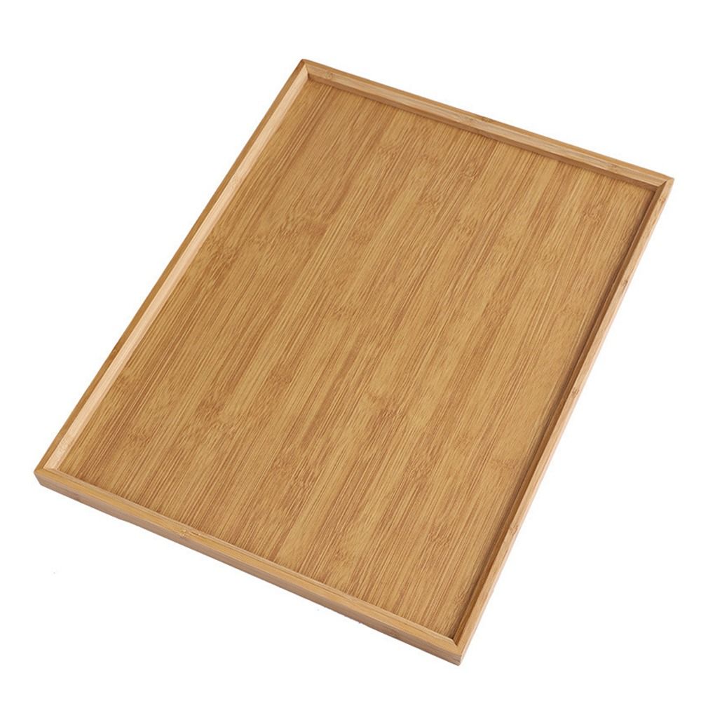Bamboo Tea Tray - Plateau décoratif en bambou naturel, plateau