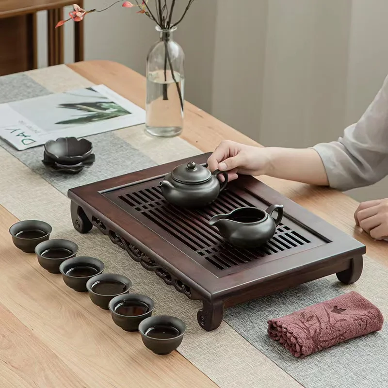 Bamboo Tea Tray - Service à thé Kung Fu en