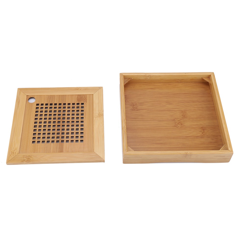 Bamboo Tea Tray - Plateau à thé carré de style