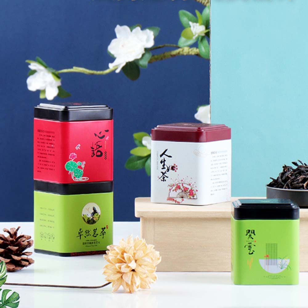 Coffee Tea Jar Set - Boîte de rangement hermétique en aluminium