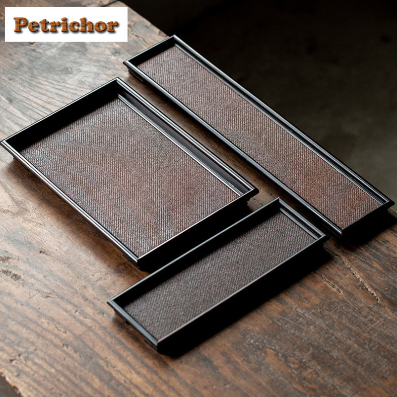 Bamboo Tea Tray - Plateau à thé tissé en bambou