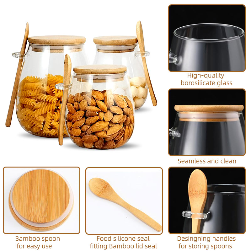 Pot en verre scellé de 34oz av - Coffee Tea Jar Set avis et prix
