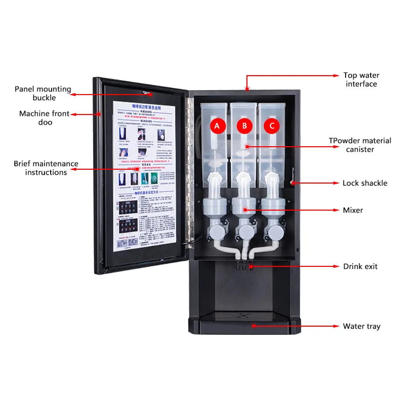 Distributeur automatique de th - Coffee Tea Vending Machine avis et prix