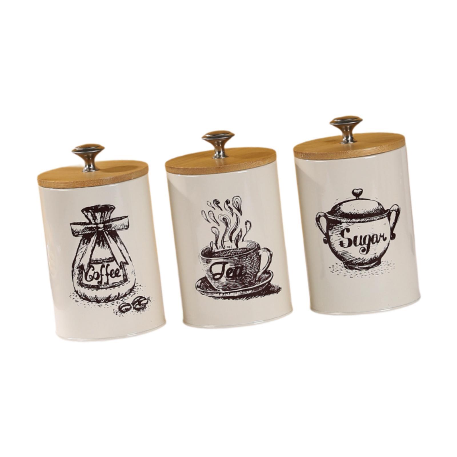 Ensemble de pots à café, thé e - Coffee Tea Jar Set avis et prix