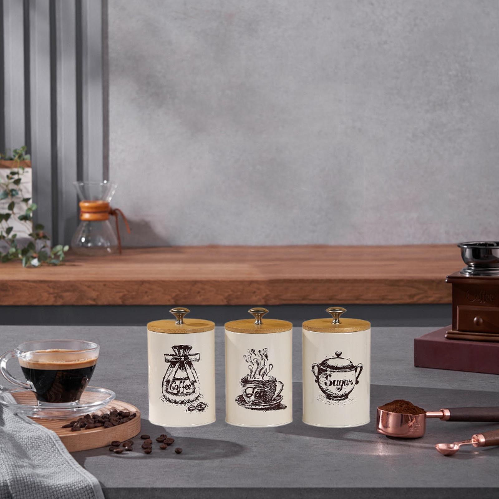 Ensemble de pots à café, thé e - Coffee Tea Jar Set avis et prix