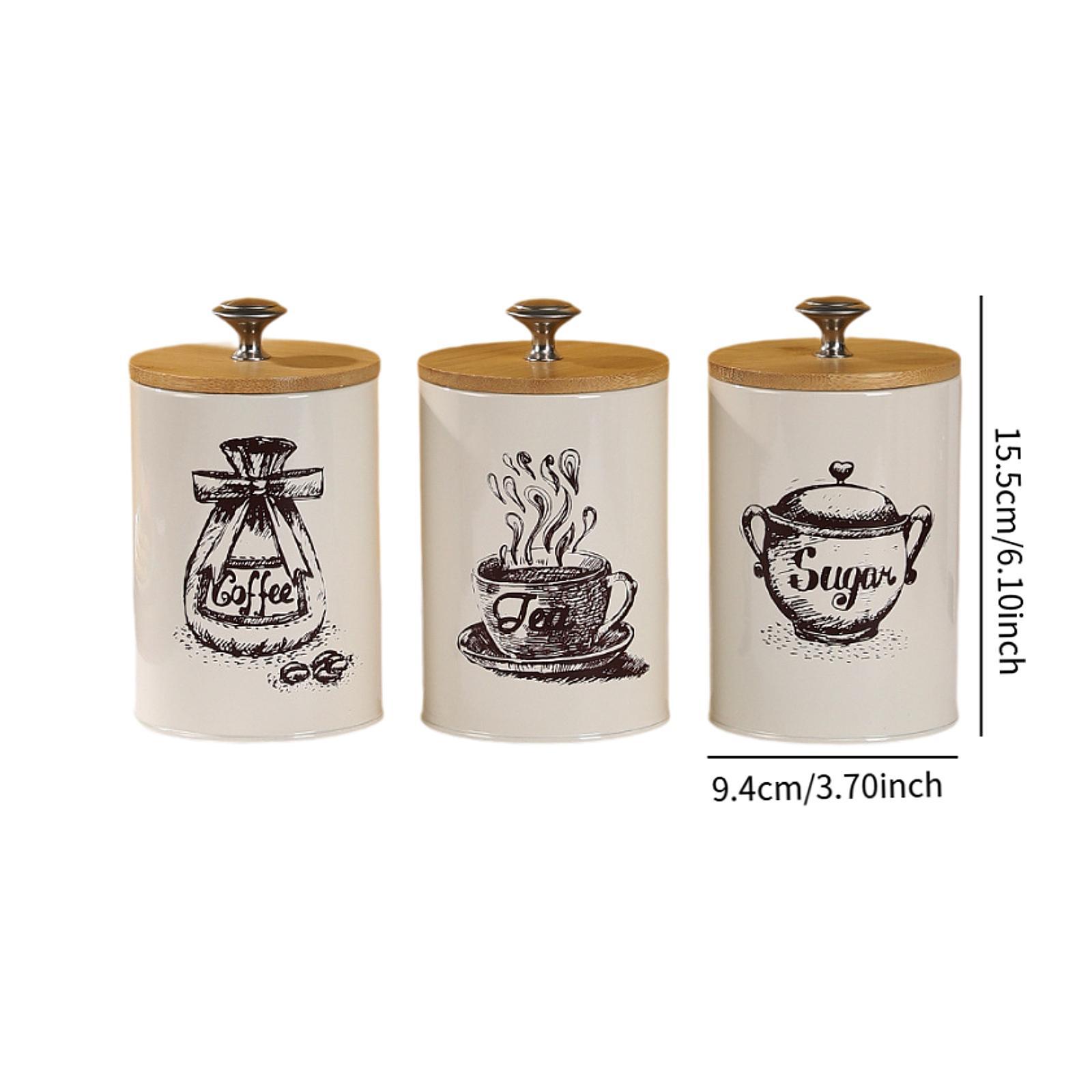 Ensemble de pots à café, thé e - Coffee Tea Jar Set avis et prix