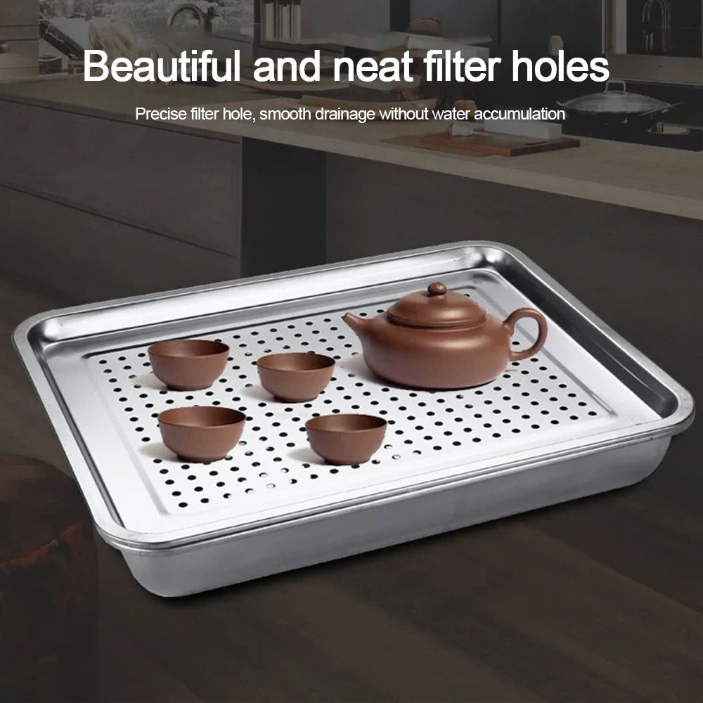 Nouveau Plateau à thé rectangu - Bamboo Tea Tray avis et prix