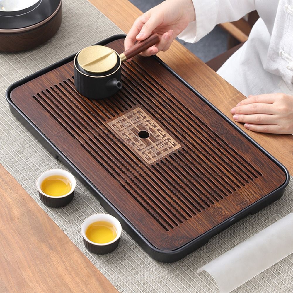Nouveau Plateau à thé en bambo - Bamboo Tea Tray avis et prix