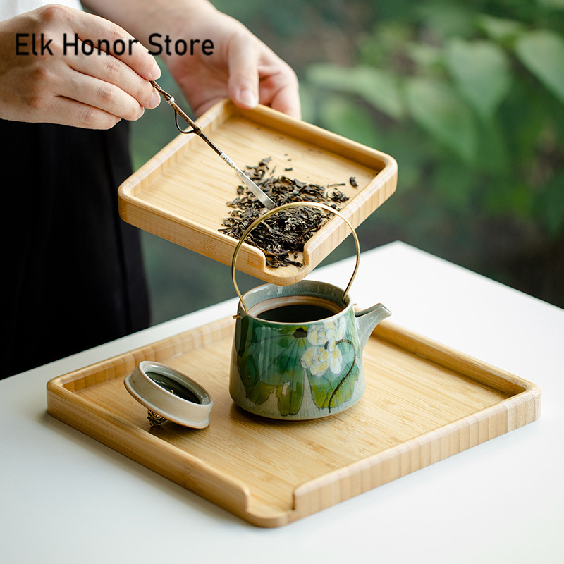 Boîte à thé chinoise en bambou - Bamboo Tea Tray avis et prix