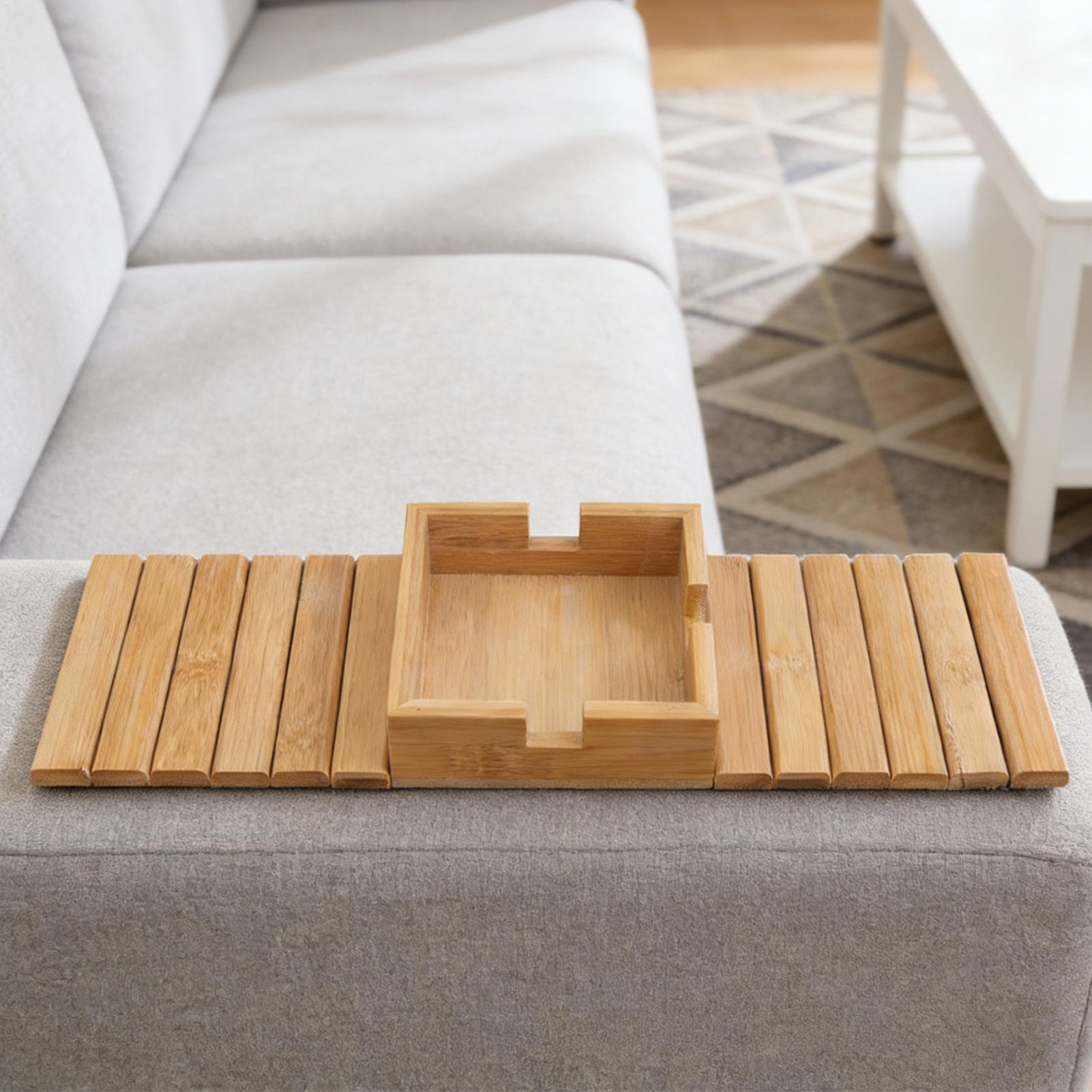 Support de tasse pour canapé e - Bamboo Tea Tray avis et prix