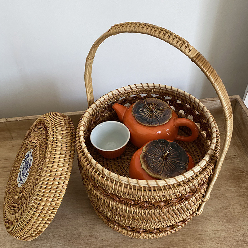 Panier de rangement double cou - Vietnam Coffee Tea avis et prix