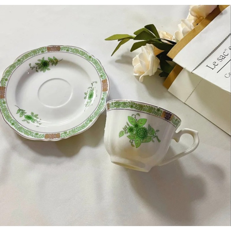 Ensemble tasse à thé et soucou - Coffee Tea Green avis et prix