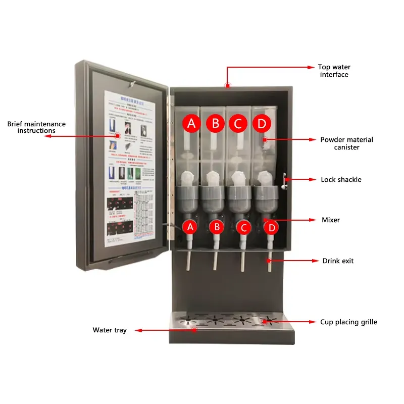 Distributeur automatique de ca - Coffee Tea Vending Machine For Office avis et prix