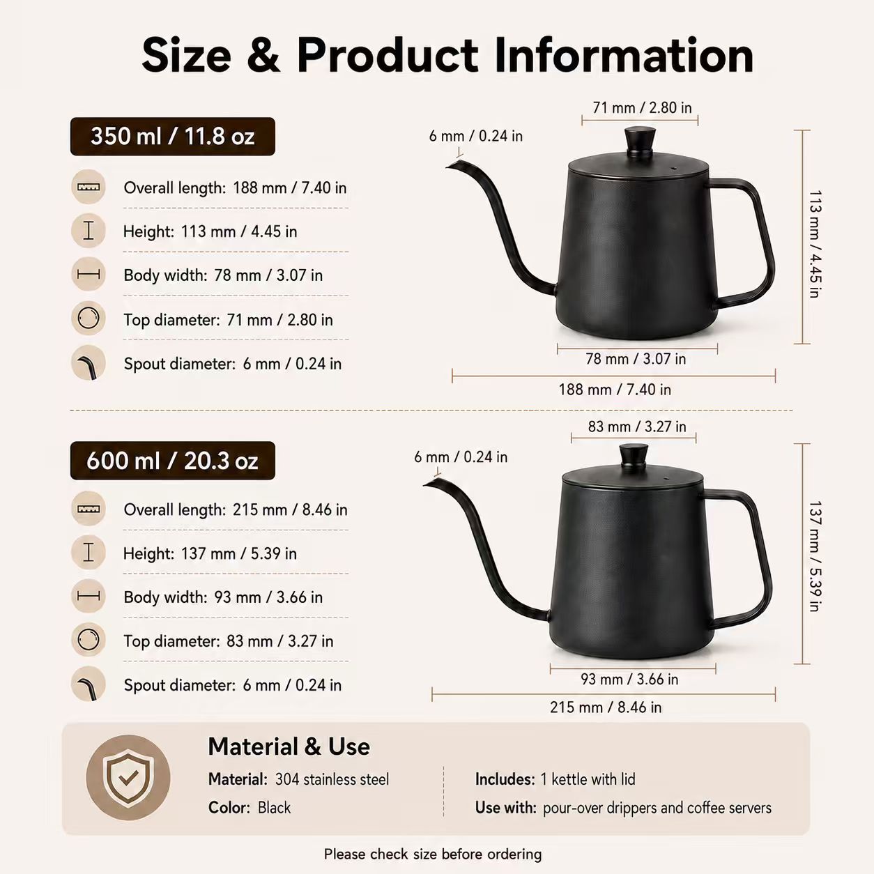 Carafe à café en acier inoxyda - Tea Coffee Pot Set avis et prix