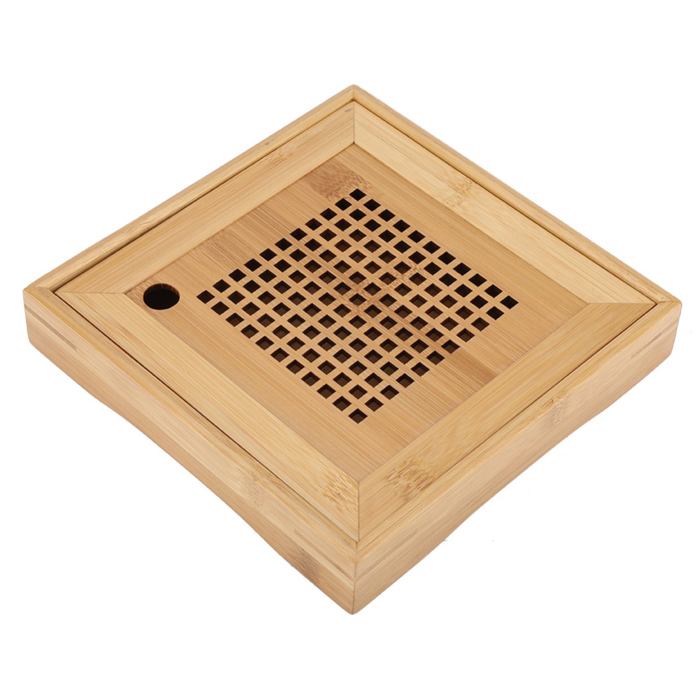 Plateau à thé carré de style K - Bamboo Tea Tray avis et prix