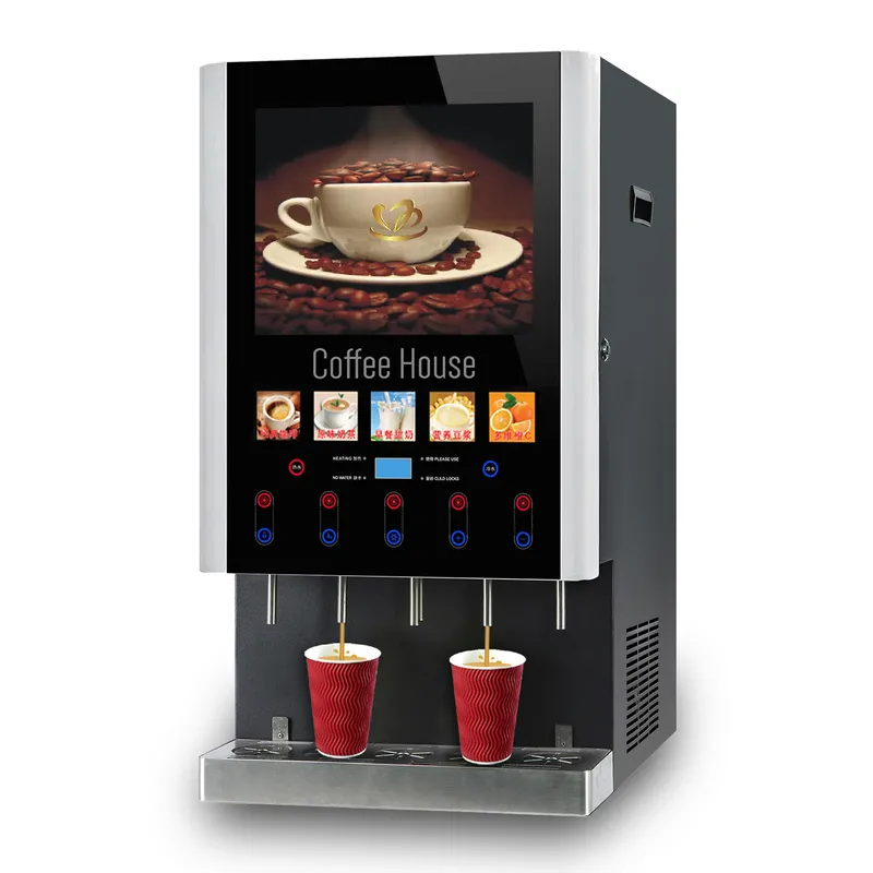 Machine à café glacé commercia - Coffee Tea Vending Machine For Office avis et prix