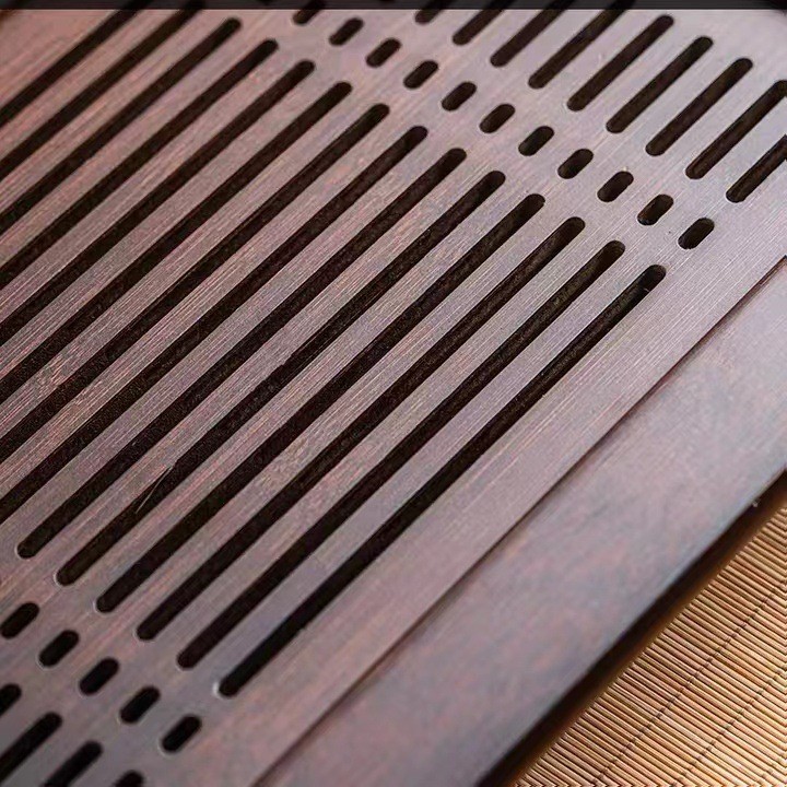 Service à thé en bois avec pla - Bamboo Tea Tray avis et prix