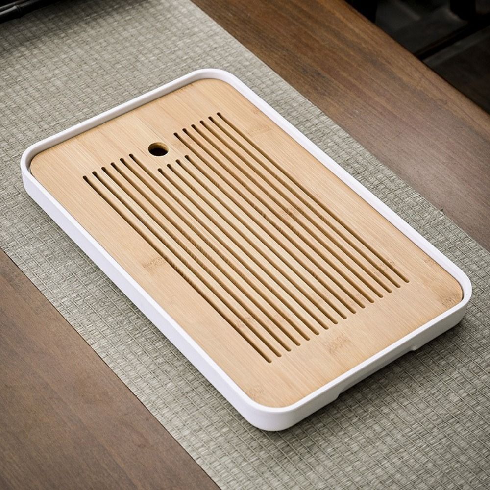 Plateau à thé en bambou double - Bamboo Tea Tray avis et prix