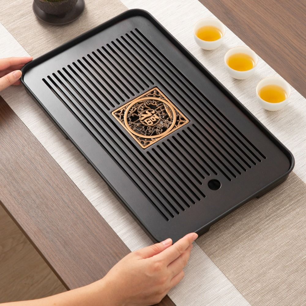 Plateau à thé en bambou double - Bamboo Tea Tray avis et prix