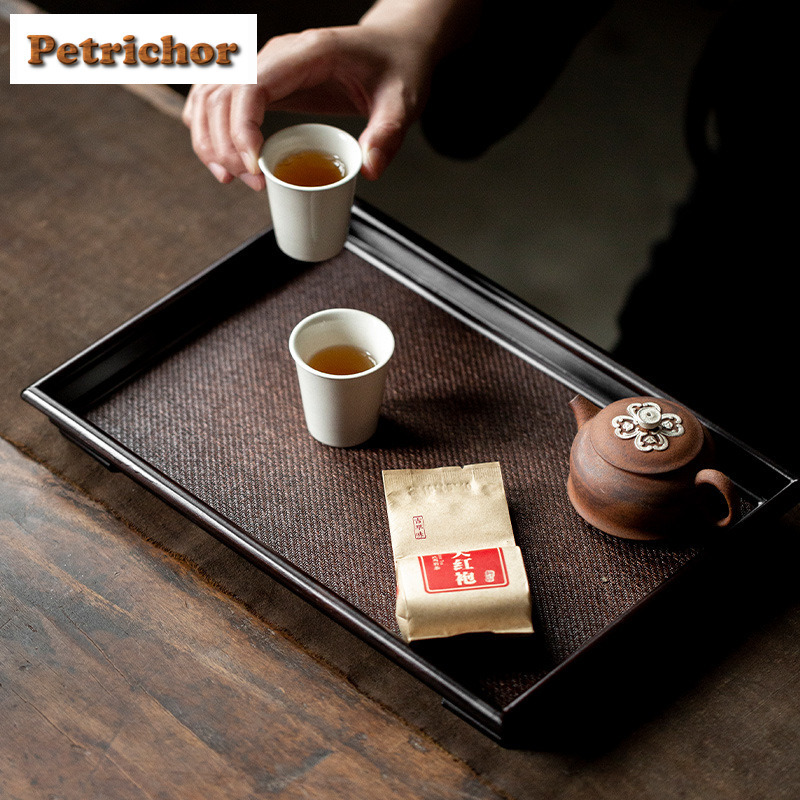 Plateau à thé tissé en bambou  - Bamboo Tea Tray avis et prix