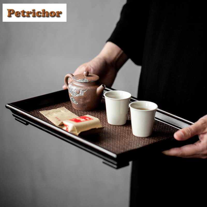 Plateau à thé tissé en bambou  - Bamboo Tea Tray avis et prix