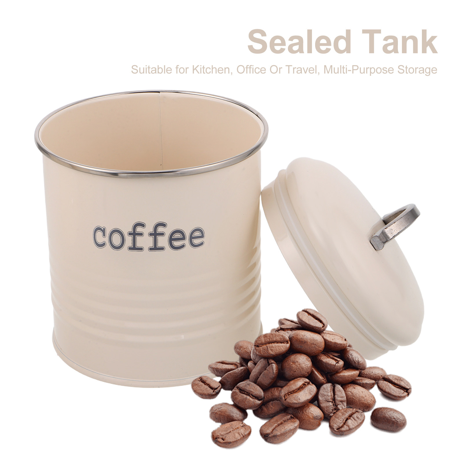 Lot de 3 boîtes hermétiques po - Coffee Tea Jar Set avis et prix