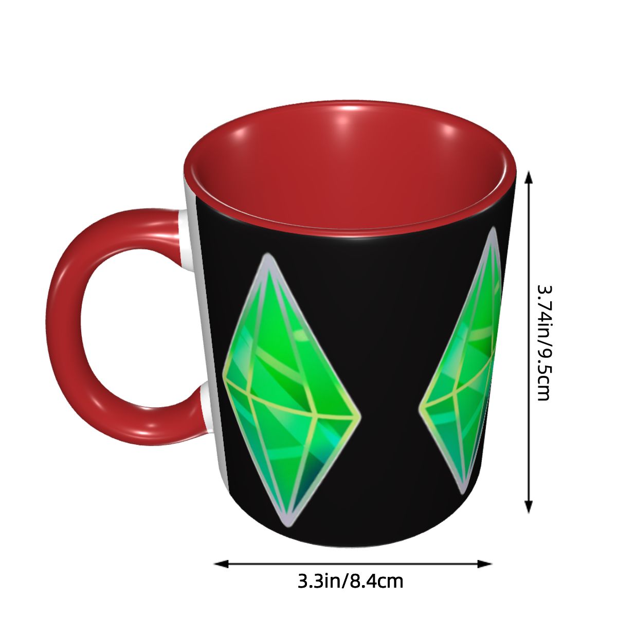 Tasse à café en céramique amus - Coffee Tea Green avis et prix