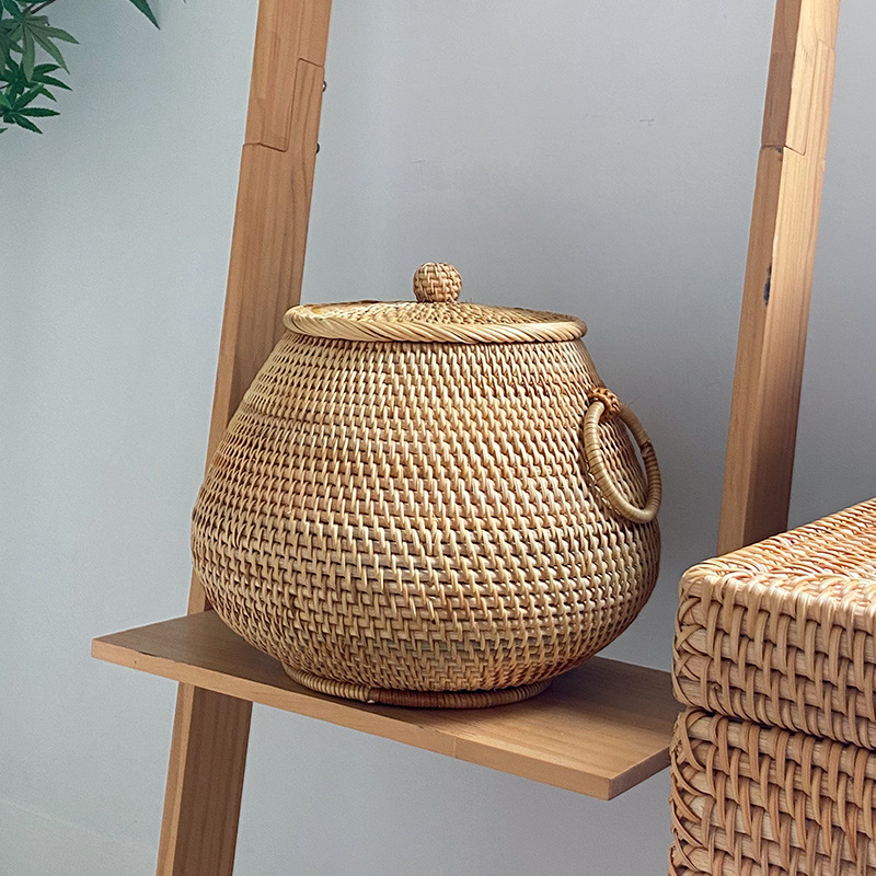 Table basse ronde en rotin tre - Vietnam Coffee Tea avis et prix